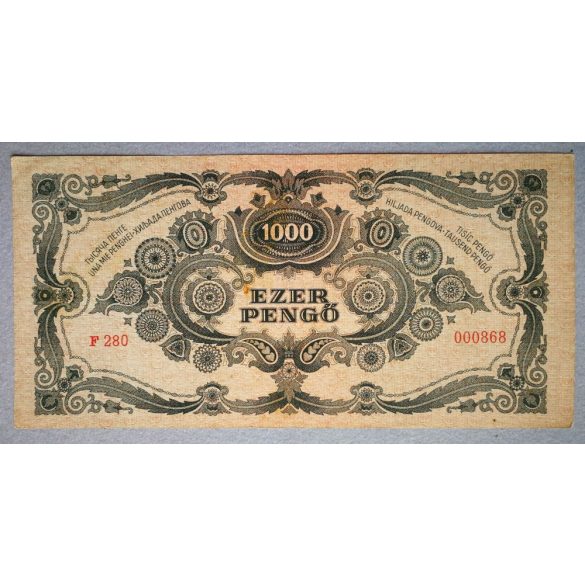 Hungary 1000 Pengo 1945 VF-