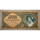 Hungary 1000 Pengo 1945 XF