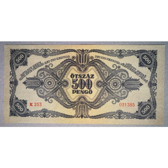 Hungary 500 Pengo 1939 XF+