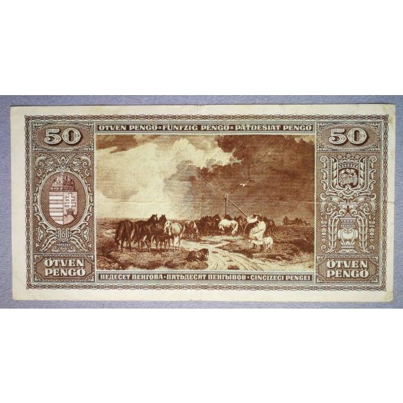 Hungary 50 Pengo 1945 F