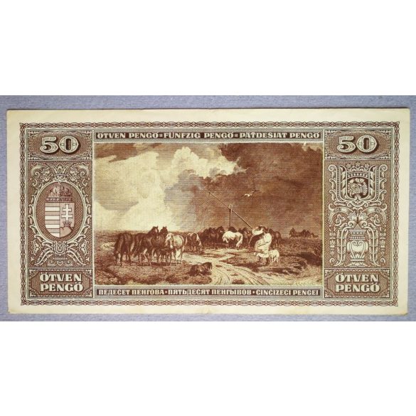 Hungary 50 Pengo 1945 F+