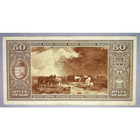 Hungary 50 Pengo 1945 F