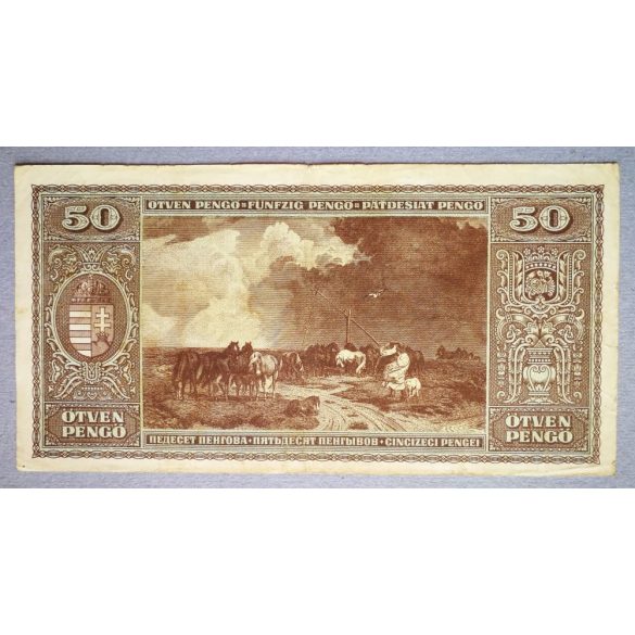 Hungary 50 Pengo 1945 F
