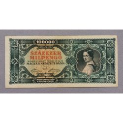 Hungary 100000 Milpengo 1946 XF