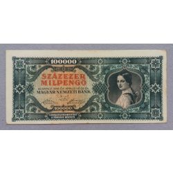 Hungary 100000 Milpengo 1946 VF+