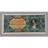 Hungary 100000 Milpengo 1946 XF