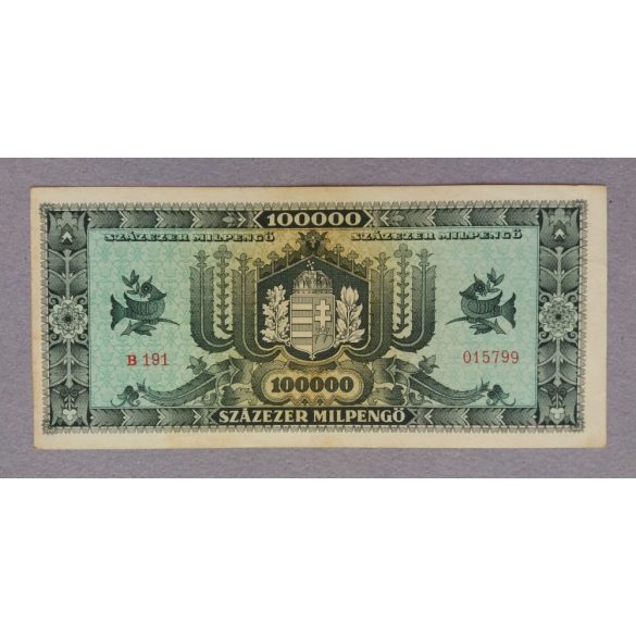Hungary 100000 Milpengo 1946 XF
