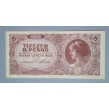 Hungary 10000 B.-pengo 1946 AUNC