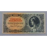 Hungary 10000 Milpengo 1946 XF