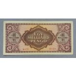 Hungary 1 billion Pengo 1946 XF