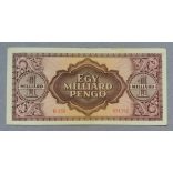 Hungary 1 billion Pengo 1946 XF
