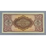 Hungary 1 billion Pengo 1946 AUNC