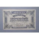 Hungary Tax ticket for 500000 tax stamps 1946 VF