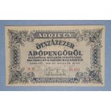 Hungary 500000 Taxpengo 1946 XF+