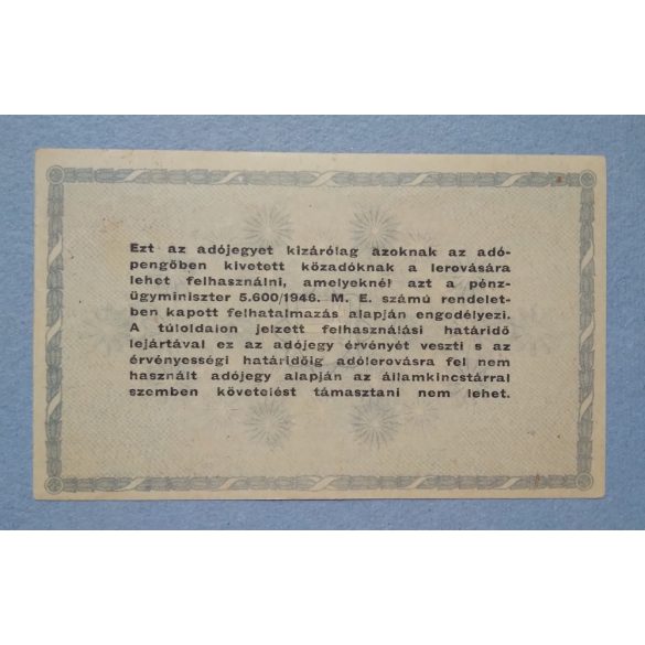 Hungary 500000 Taxpengo 1946 XF+