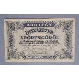 Hungary 500000 Taxpengo 1946 VF