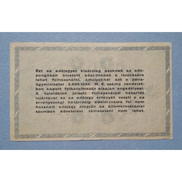 Hungary 500000 Taxpengo 1946 F