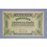 Hungary 50000 Taxpengo 1946 XF