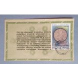 Hungary Tax ticket from 50000 Taxpipe 1946 VF - overstamped, with stamp 