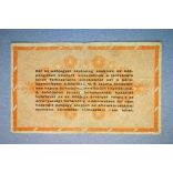 Hungary Tax Ticket on 100 Million Tax Pengo 1946 F
