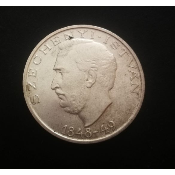 Magyarország 10 Forint Széchenyi István 1948 ezüst emlékérme 20,2 gr