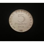 Magyarország 5 Forint Petőfi Sándor 1948 ezüst emlékérme 11,98 gr