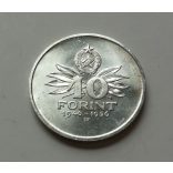 Hungary 10 HUF 1956 12.5 g silver commemorative coin