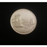 Hungary 20 Forints Ten years of the Forint 1956 silver commemorative coin UNC 17.5 gr