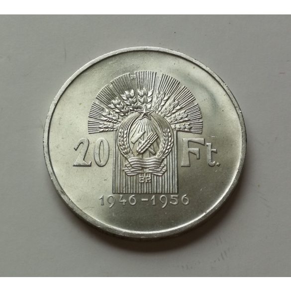 Magyarország 20 Forint 1956 17,5 g ezüst emlékérme