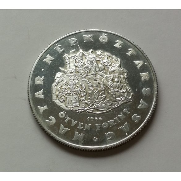 Magyarország 50 Forint 1966 20 g ezüst emlékérme