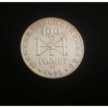 Magyarország 100 Forint Szent István 1972 ezüst emlékérme UNC 22 gr