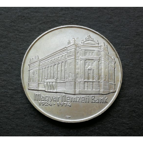Magyarország 50 Forint 1974 ezüst AUnc  Magyar Nemzati Bank emlékérme