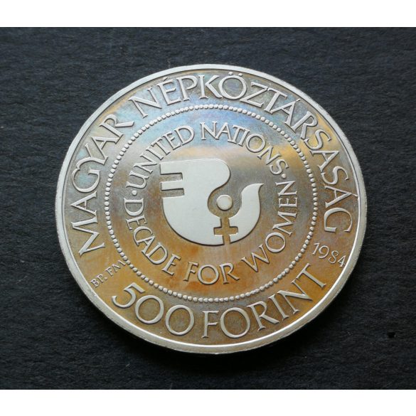 Magyarország 500 Forint 1984 ezüst PP-, emlékérme