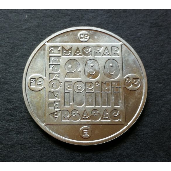Hungary 200 HUF 1985 Silver UNC , Commemorative coin