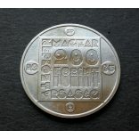 Hungary 200 HUF 1985 Silver UNC , Commemorative coin