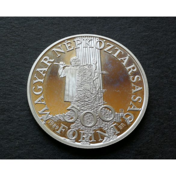 Hungary 500 Forint 1989 Silver PP , Commemorative coin