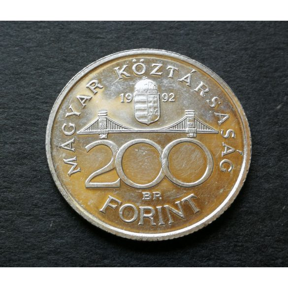 Magyarország 200 Forint 1992 ezüst UNC