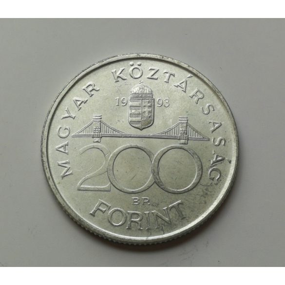 Hungary 200 HUF 1993 silver AUNC, commemorative coin