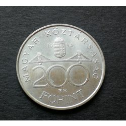 Magyarország 200 Forint 1994 ezüst AUNC, emlékérme