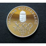 Hungary 3000 Forint 1999 silver PP, Commemorative coin