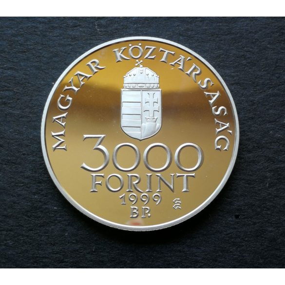 Hungary 3000 Forint 1999 silver PP, Commemorative coin