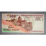Hungary 500 HUF 2006 VF 1956 to commemorate the 50th anniversary