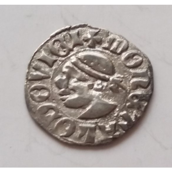 Hungary Louis I 1373-1382 Denar 0,392 g H-547 silver