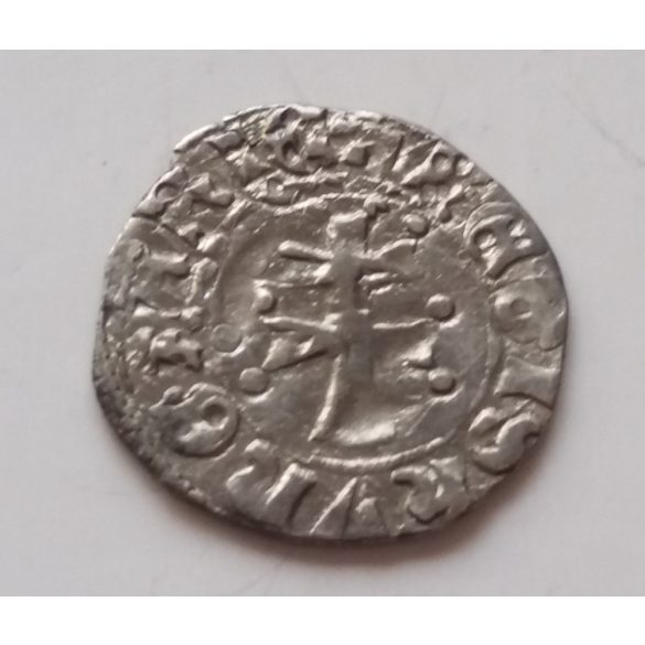 Hungary Louis I 1373-1382 Denar 0,392 g H-547 silver