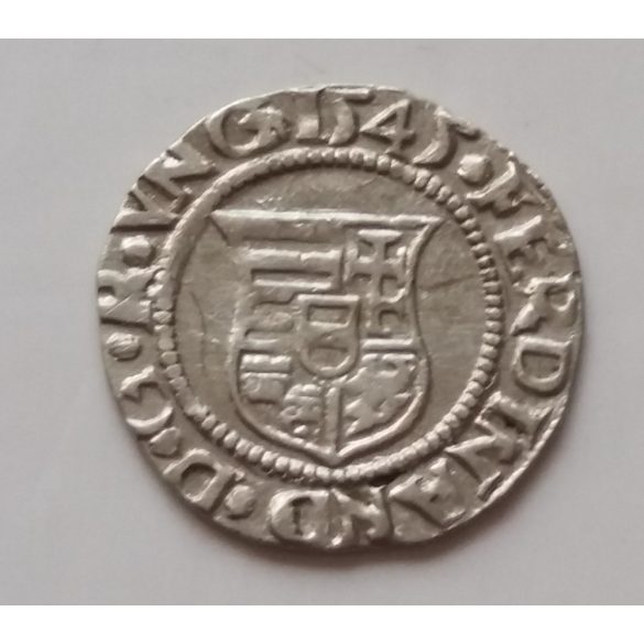 Hungary Ferdinand I. Denar 1545 0,438 g silver