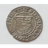Hungary Denar Ferdinand I. 1535 0,458 g silver