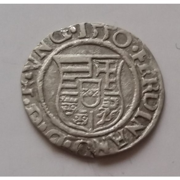 Hungary Ferdinand I. Denar 1550 0,485 g silver