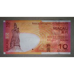 Macau 10 Patacas BNU 2010 UNC