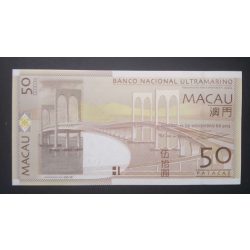 Macau 50 Patacas 2013 Unc