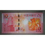 Macau 10 Patacas BNU 2018 UNC